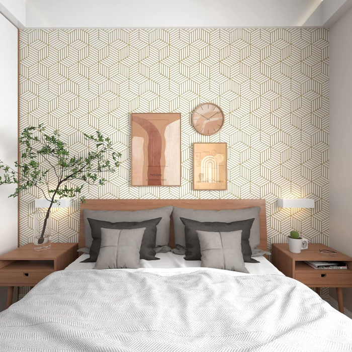 Geometric Peel And Stick Wallpaper