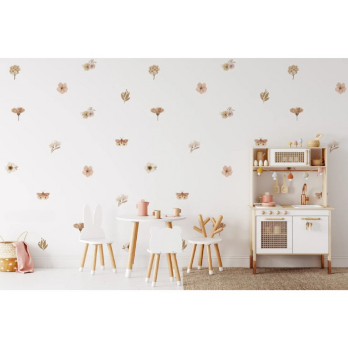 Floral Butterfly Decals