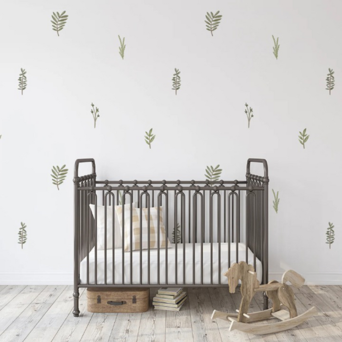 Leafy Printed Wall Decals