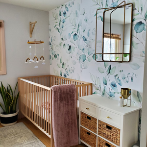 Plant Theme And Leaves Removable Wallpaper