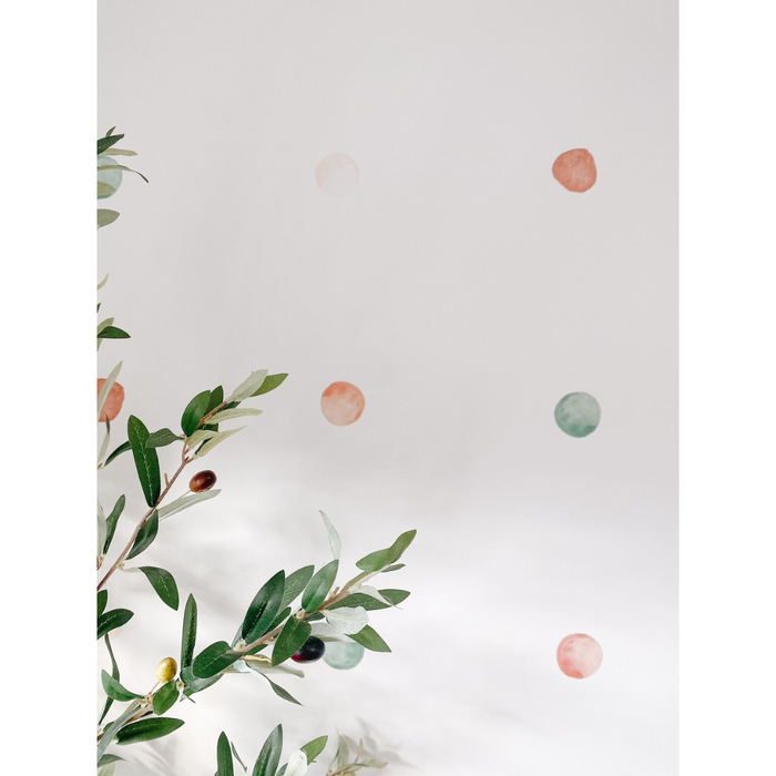 Clay Dots Fabric Wall Decal