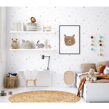 Watercolor Removable Polka Dot Wall Decals