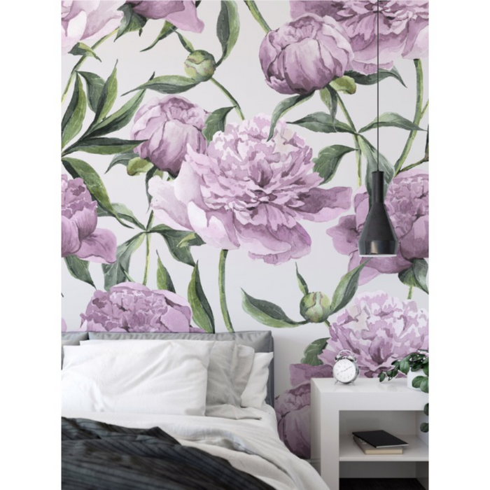 Peony Floral Wallpaper