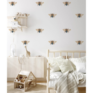 Bee Printed Wall Decals