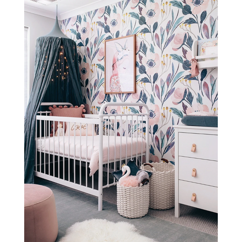 Nursery Floral Peel And Stick Wallpaper
