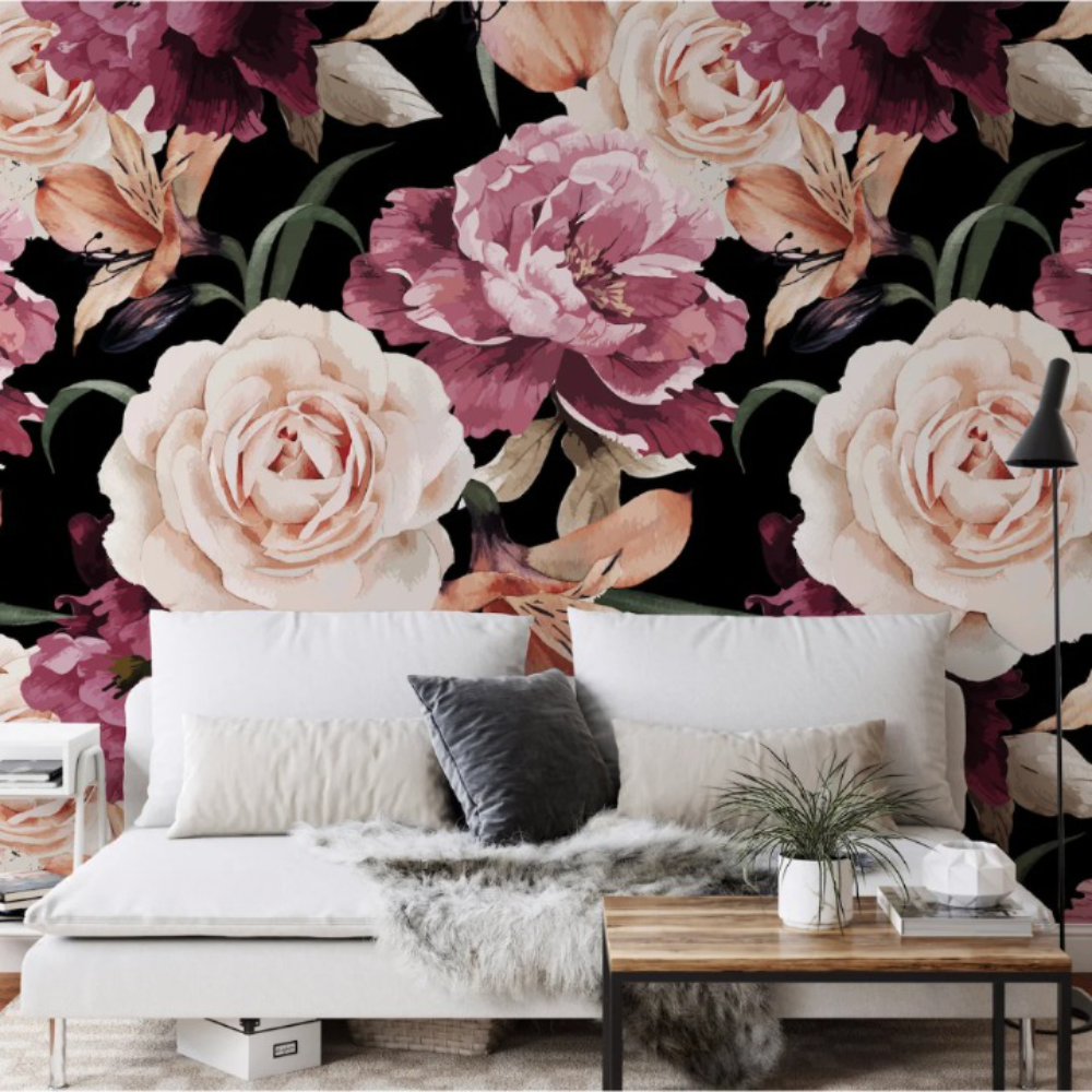 Moody Floral Wallpaper – My Original Wallpaper