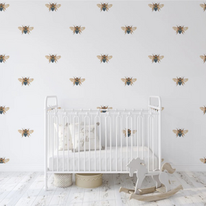 Bee Printed Wall Decals