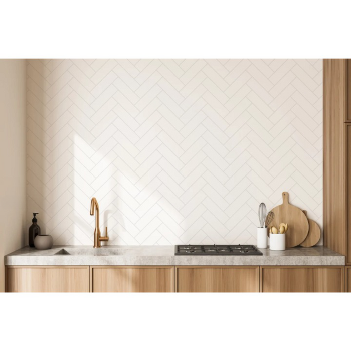 Herringbone Tile Wallpaper