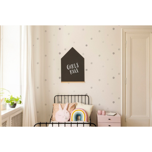 Watercolor Removable Polka Dot Wall Decals