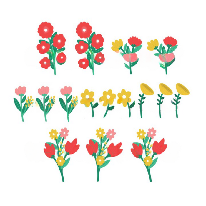 Bold Flower Wall Decals