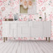 Floral Wallpaper Peel And Stick Watercolor Self Adhesive Removable