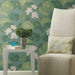 Blue Green Lily Pad Peel And Stick Wallpaper Roll