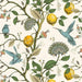 Blue Bird Peel And Stick Wallpaper Fresh Lemon Tree Design