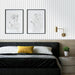 Black And White Peel And Stick Wallpaper Modern Herringbone Design