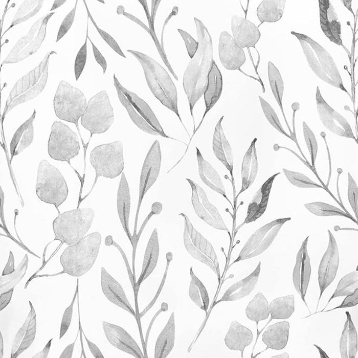 Leaf Floral Design Peel And Stick Wallpaper For Wall Decor