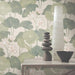 Blue Green Lily Pad Peel And Stick Wallpaper Roll