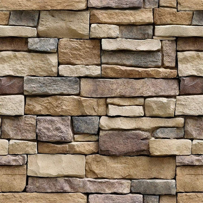 Peel And Stick Stone Wallpaper For Home Decoration