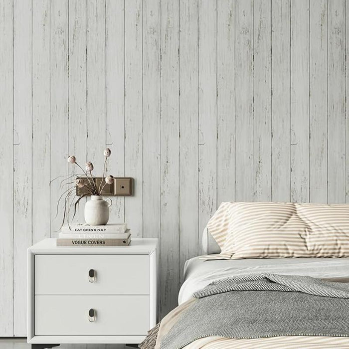 Decorative Peel And Stick Wallpaper With Shiplap Design