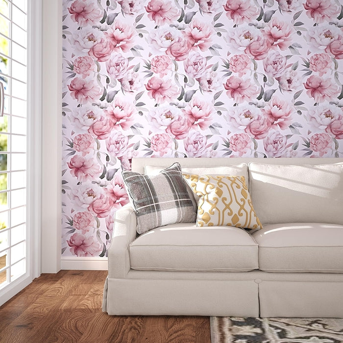 Floral Peel And Stick Wallpaper For Home Decor