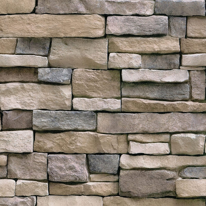 Peel And Stick Stone Wallpaper For Home Decoration