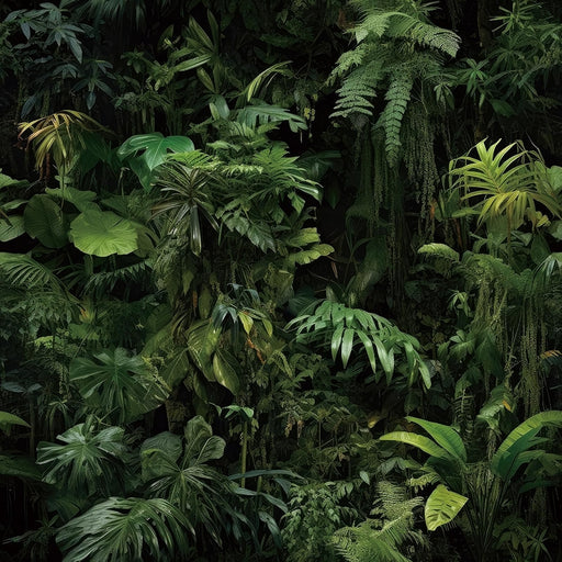 Peel And Stick Green Tropical Wallpaper For Home Decor