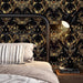 Floral Peel And Stick Wallpaper Dark Floral Design 15.7X118.1 Inch