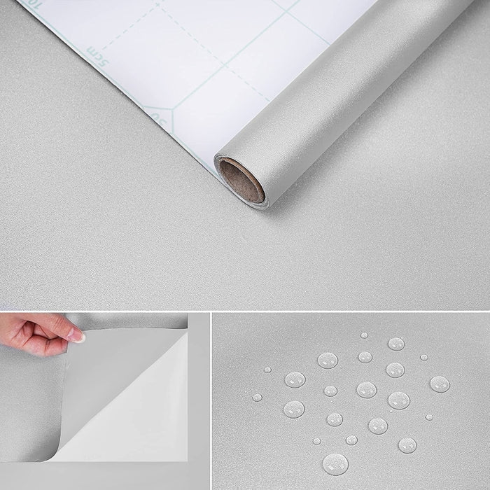 Matte White Peel And Stick Wallpaper Self Adhesive Removable