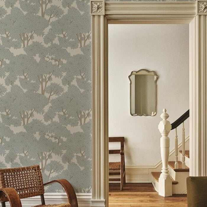 Tree Wallpaper Peel And Stick Forest Mural For Bathroom