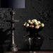 Black Floral Peel And Stick Wallpaper Roll