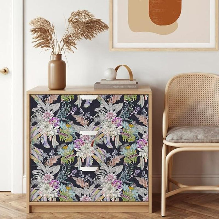 Boho Vintage Peel And Stick Flower Wallpaper