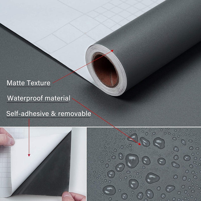 Matte White Peel And Stick Wallpaper Self Adhesive Removable