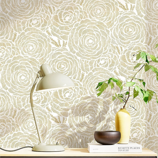 Peel And Stick Wallpaper Floral Vintage Design