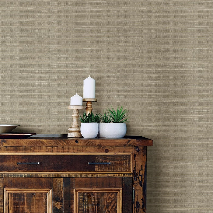 Cream Grassweave Peel And Stick Wallpaper