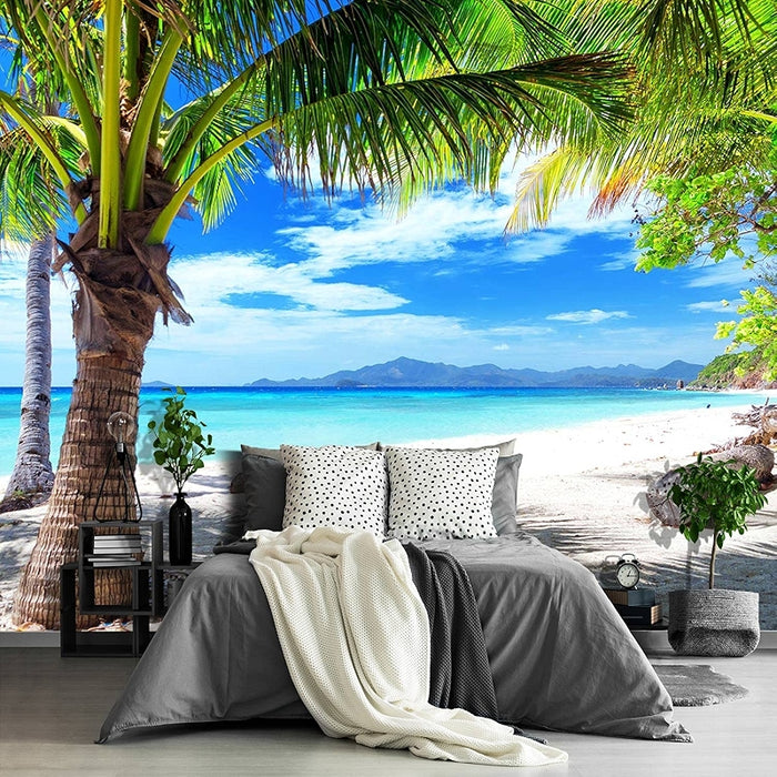 Beautiful Beach Mural Extra Large Wall Art Decor