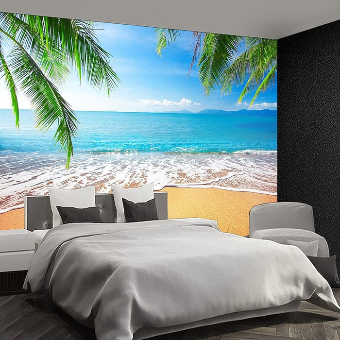 Beautiful Beach Mural Extra Large Wall Art Decor