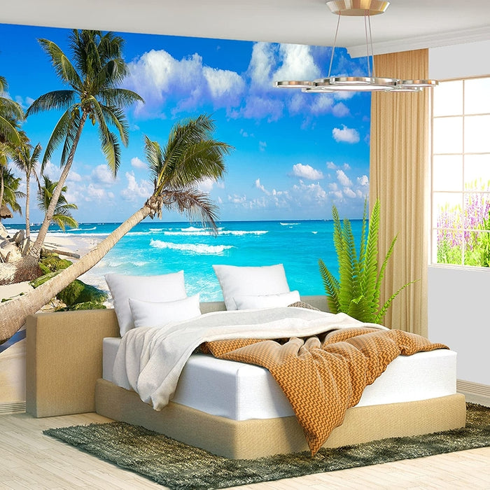 Beautiful Beach Mural Extra Large Wall Art Decor