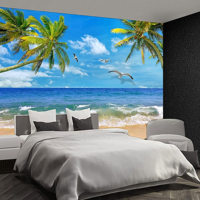 Beautiful Beach Mural Extra Large Wall Art Decor