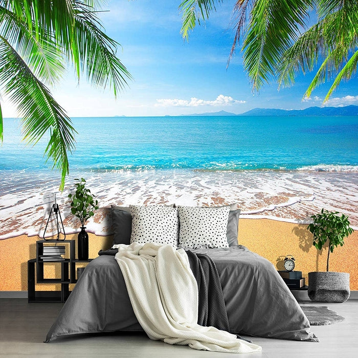 Beautiful Beach Mural Extra Large Wall Art Decor