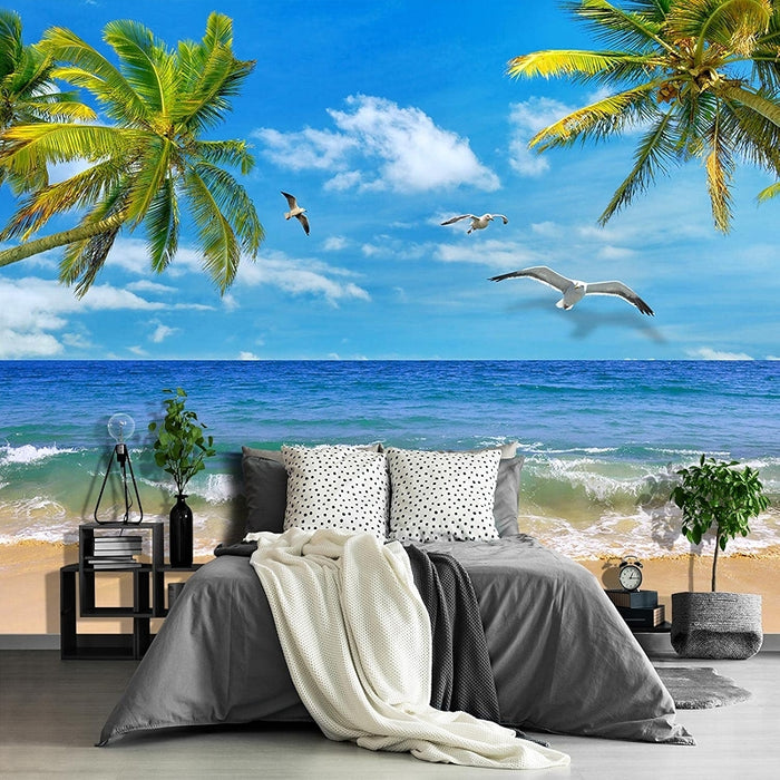 Beautiful Beach Mural Extra Large Wall Art Decor