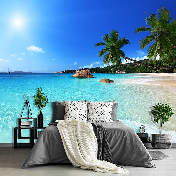 Beautiful Beach Mural Extra Large Wall Art Decor