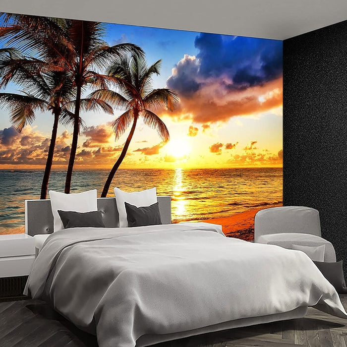 Beautiful Beach Mural Extra Large Wall Art Decor