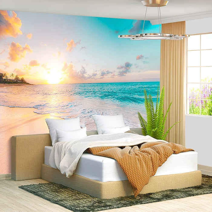 Beautiful Beach Mural Extra Large Wall Art Decor