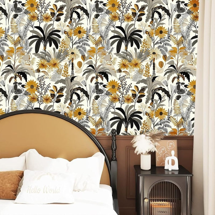 Floral Peel And Stick Wallpaper For Home Decor