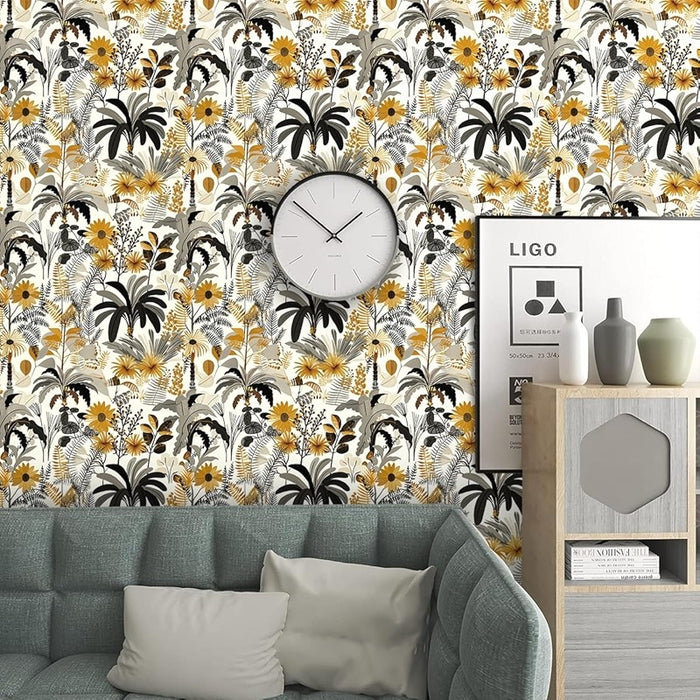 Floral Peel And Stick Wallpaper For Home Decor