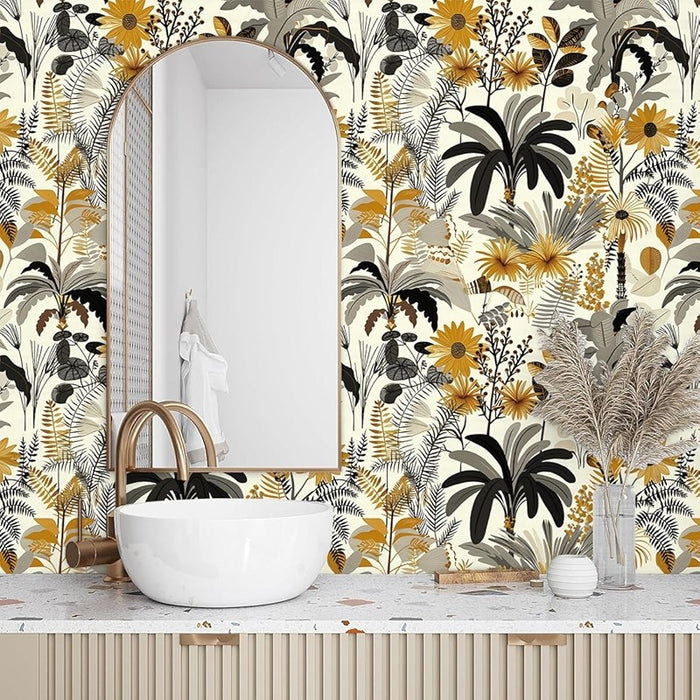 Floral Peel And Stick Wallpaper For Home Decor