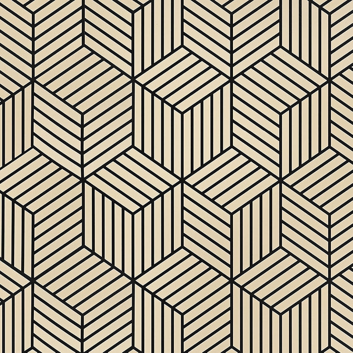 Geometric Hexagon Wallpaper Peel And Stick