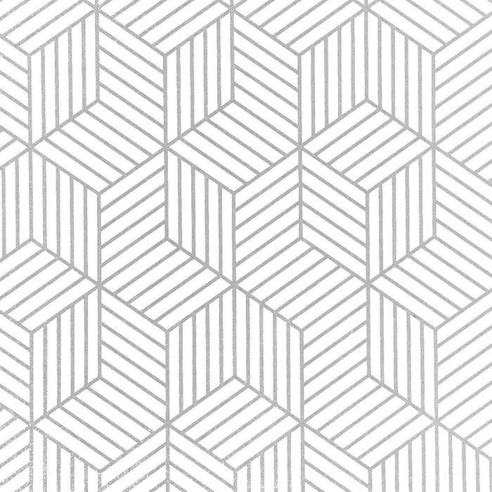 Geometric Hexagon Wallpaper Peel And Stick