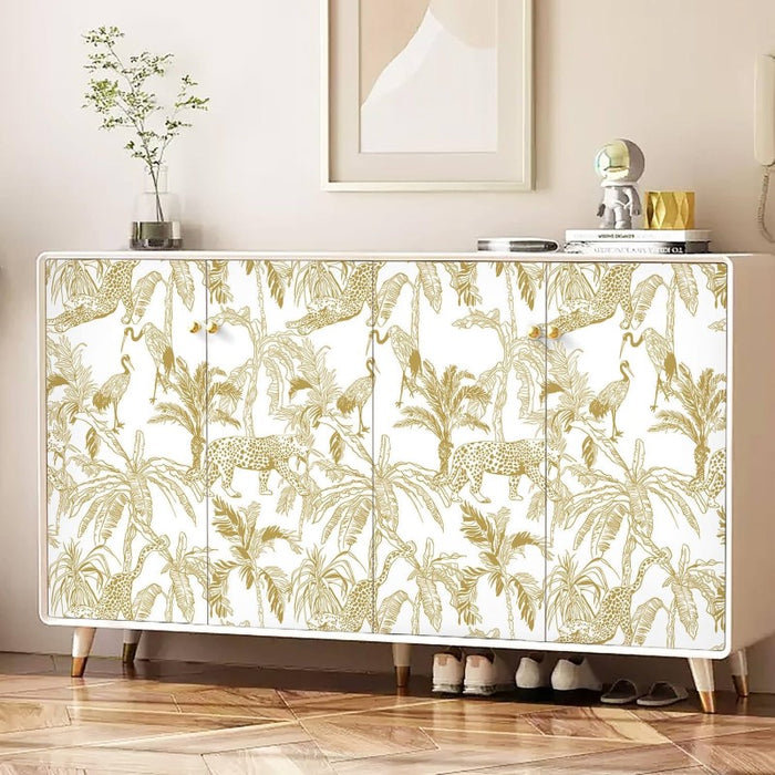 Leopard Peel And Stick Wallpaper Design