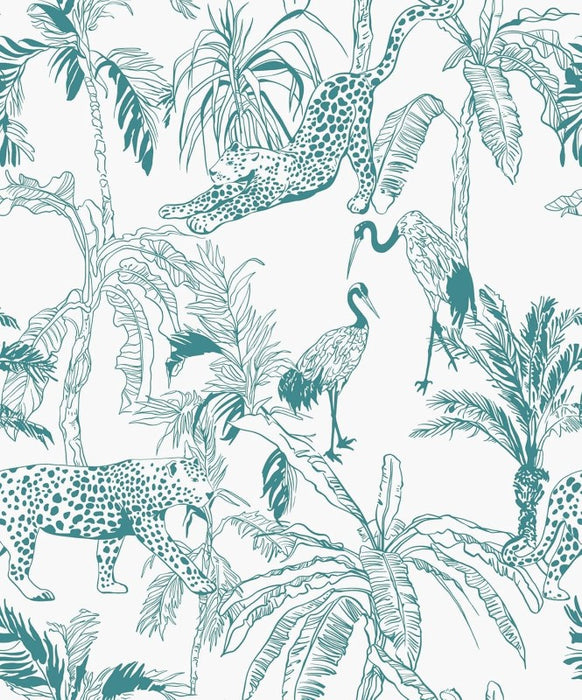 Leopard Peel And Stick Wallpaper Design