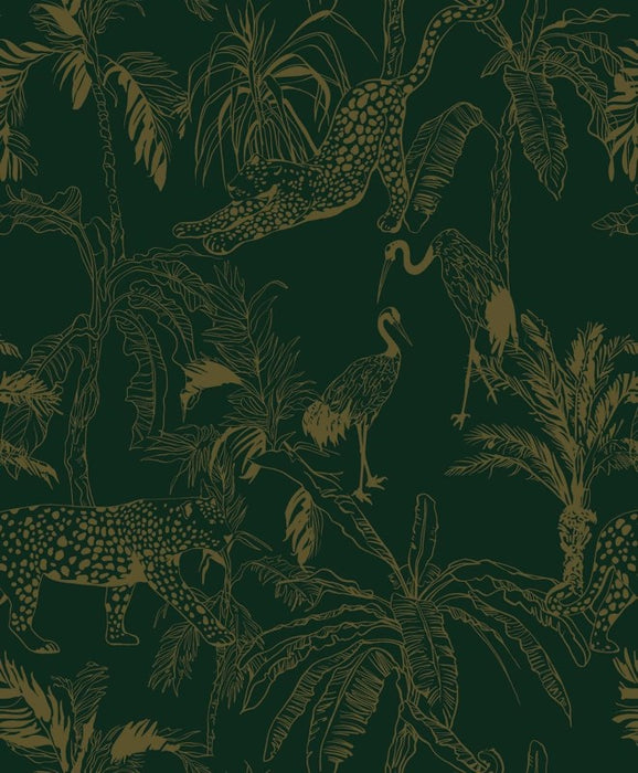 Leopard Peel And Stick Wallpaper Design